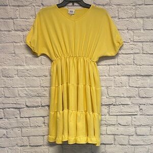 Jacks Surfboards V-Neck Tiered Dress Size XL